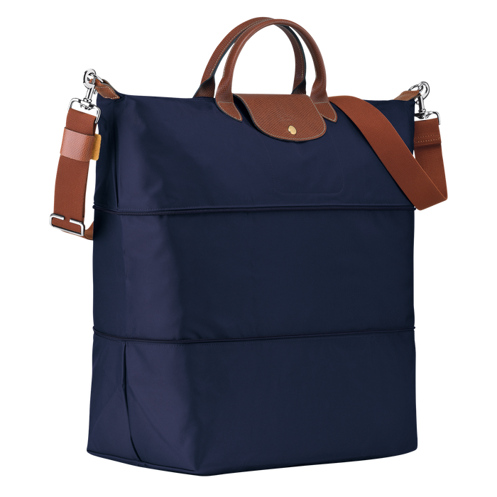 Longchamp  Le Pliage  Expandable Travel Bag Navy-Travel Bag-Longchamp