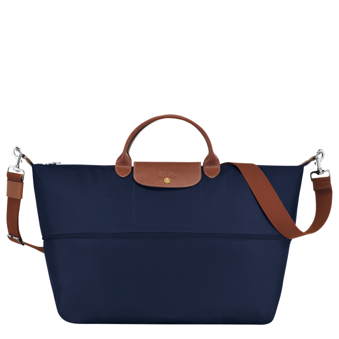 Longchamp  Le Pliage  Expandable Travel Bag Navy-Travel Bag-Longchamp