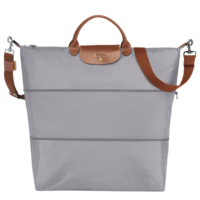 Longchamp  Le Pliage  Expandable Travel Bag Grey-Travel Bag-Longchamp