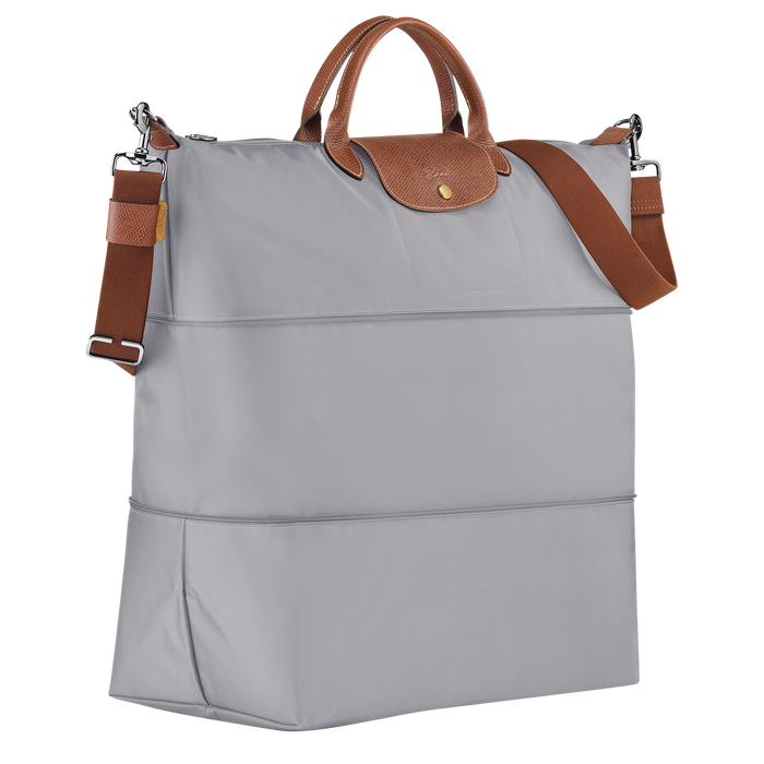 Longchamp  Le Pliage  Expandable Travel Bag Grey-Travel Bag-Longchamp