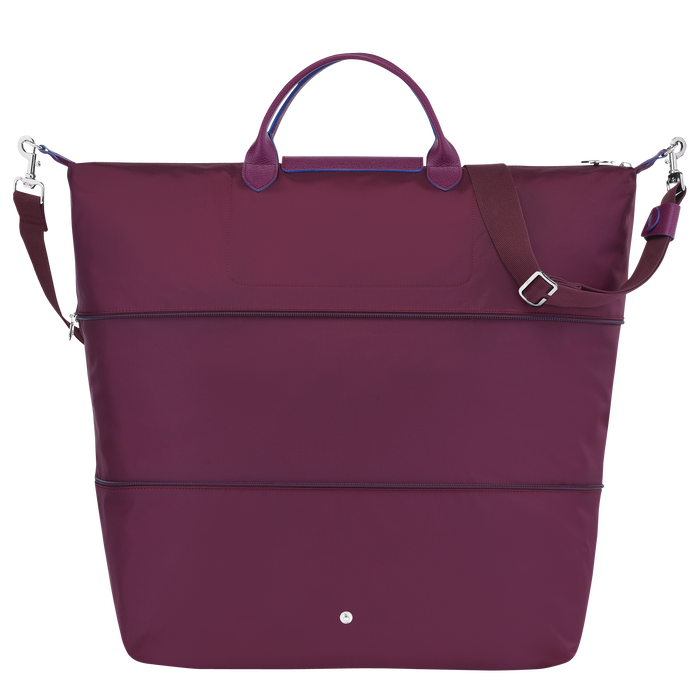 Longchamp  Le Pliage Club Expandable Travel Bag Plum-Travel Bag-Longchamp