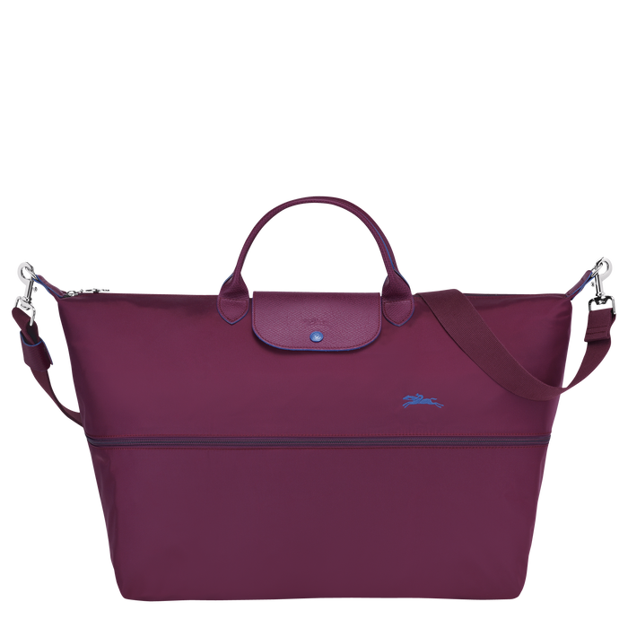 Longchamp  Le Pliage Club Expandable Travel Bag Plum-Travel Bag-Longchamp