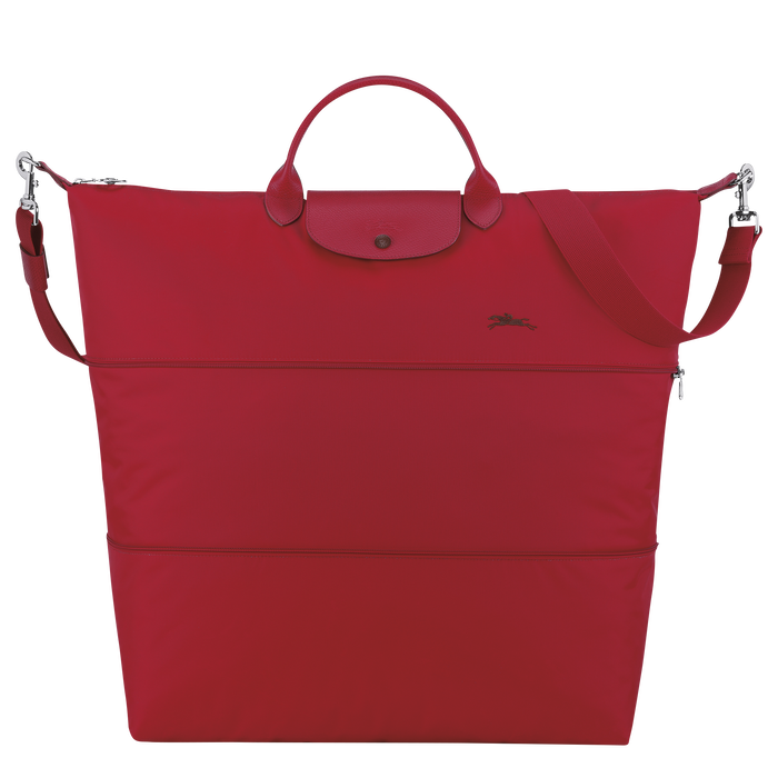 Longchamp  Le Pliage Club Expandable Travel Bag Red-Travel Bag-Longchamp