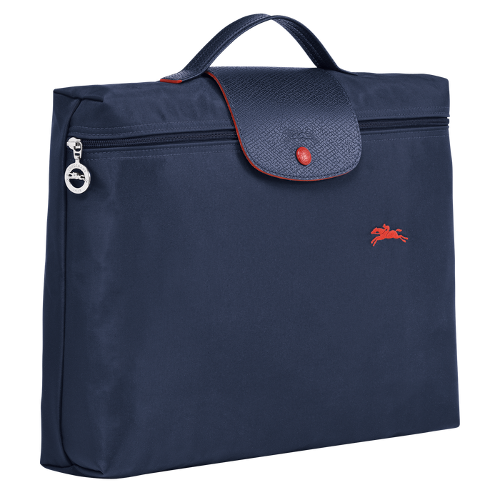 Longchamp Le Pliage Club Small Briefcase Navy-Document Bag-Longchamp