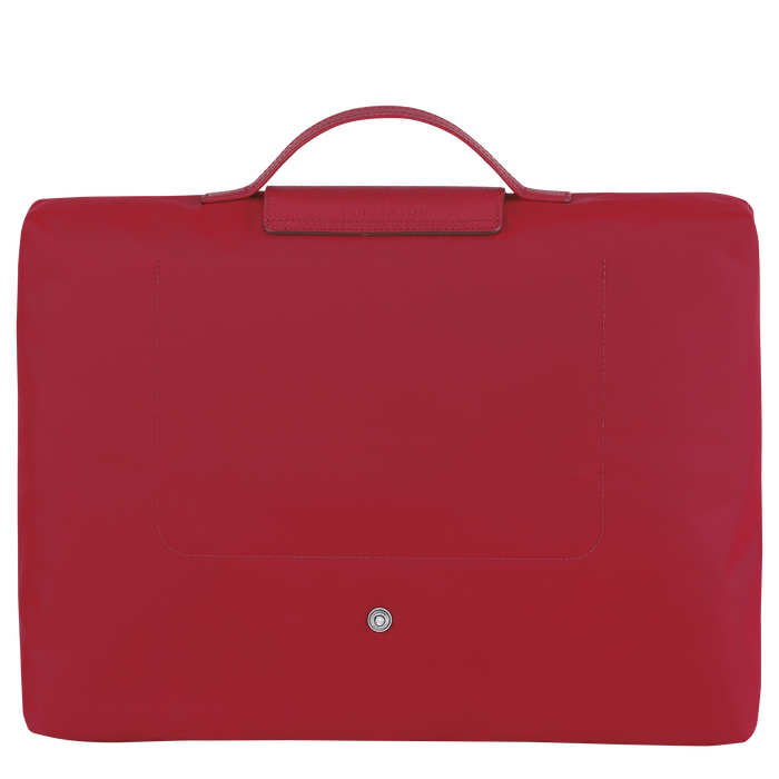 Longchamp Le Pliage Club Small Briefcase Red-Document Bag-Longchamp
