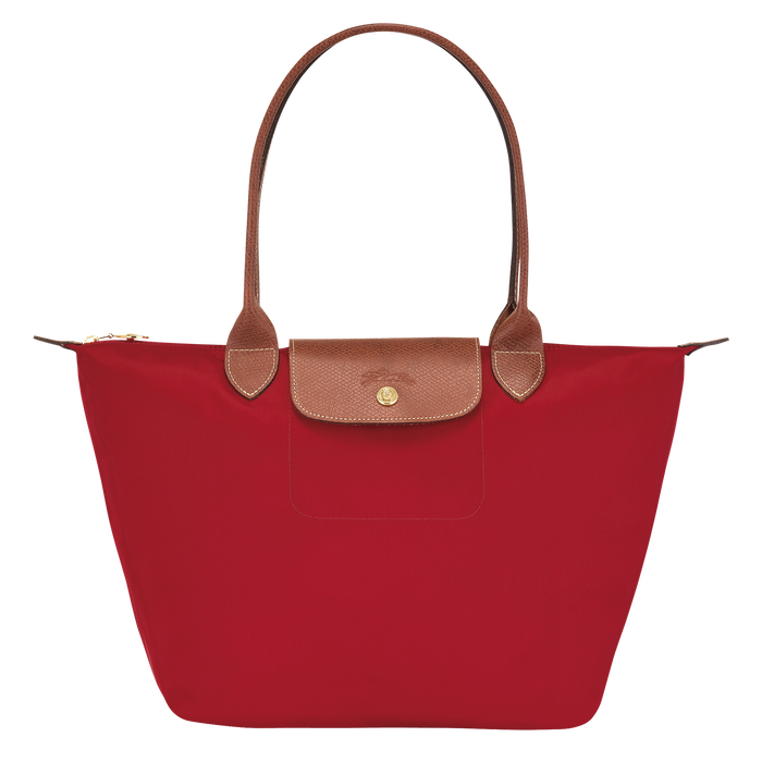 Longchamp Le Pliage Original Small Tote Shoulder Bag Red-Tote Bags-Longchamp