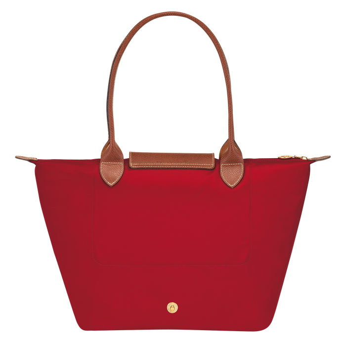 Longchamp Le Pliage Original Small Tote Shoulder Bag Red-Tote Bags-Longchamp