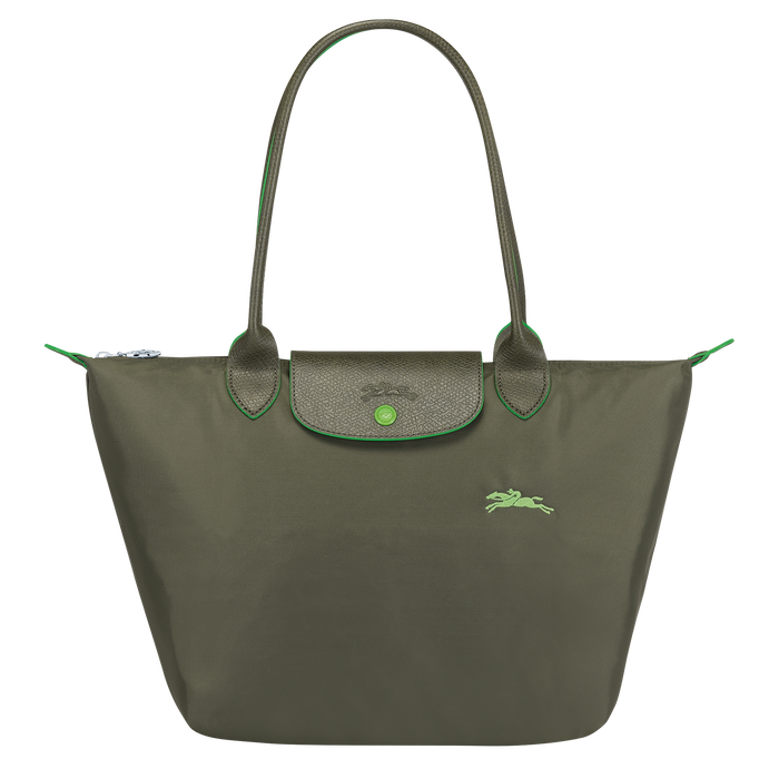 Longchamp Le Pliage Club Small Shoulder Bag Longchamp Green-Tote Bags-Longchamp