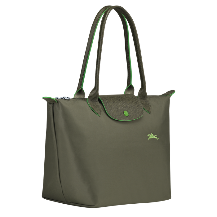 Longchamp Le Pliage Club Small Shoulder Bag Longchamp Green-Tote Bags-Longchamp