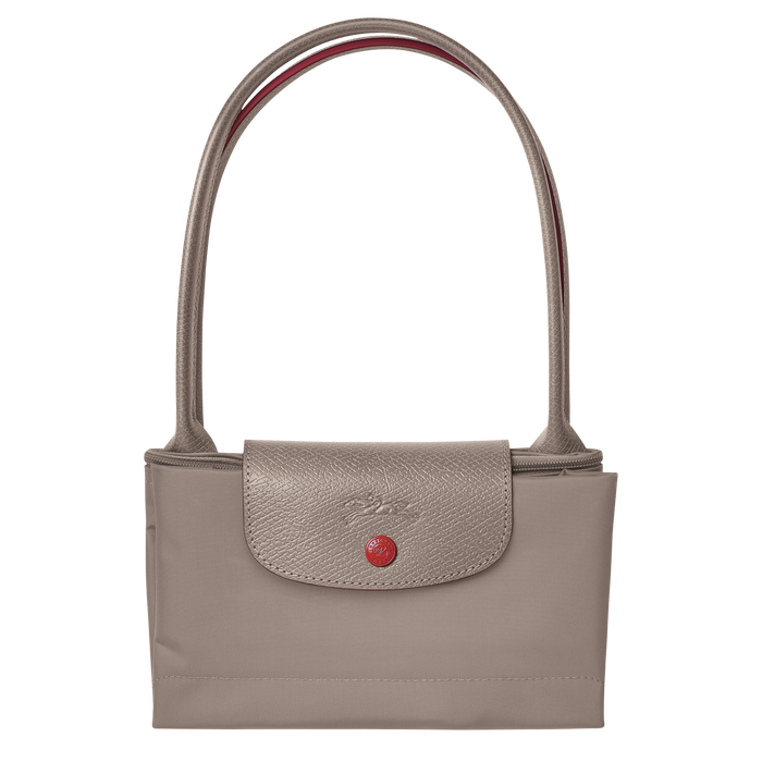 Longchamp Le Pliage Club Small Shoulder Bag Brown-Tote Bags-Longchamp