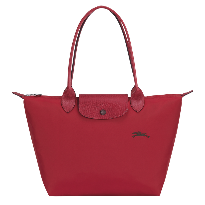 Longchamp Le Pliage Club Small Shoulder Bag Red-Tote Bags-Longchamp