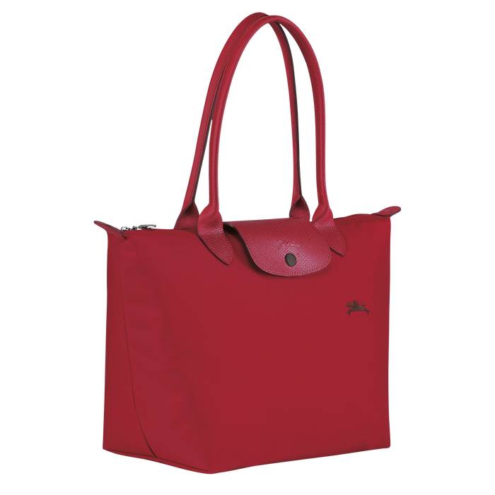 Longchamp Le Pliage Club Small Shoulder Bag Red-Tote Bags-Longchamp