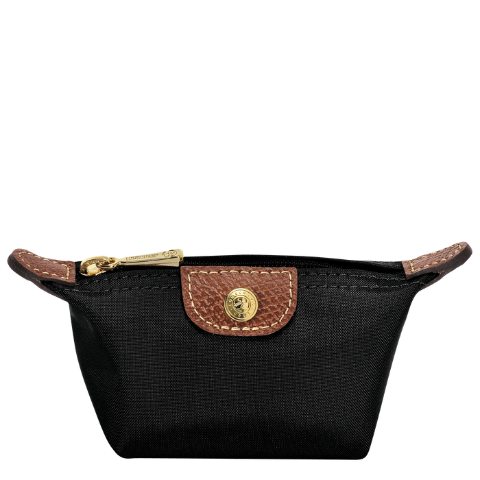 Longchamp Le Pliage Original Coin Purse Black-Purse-Longchamp