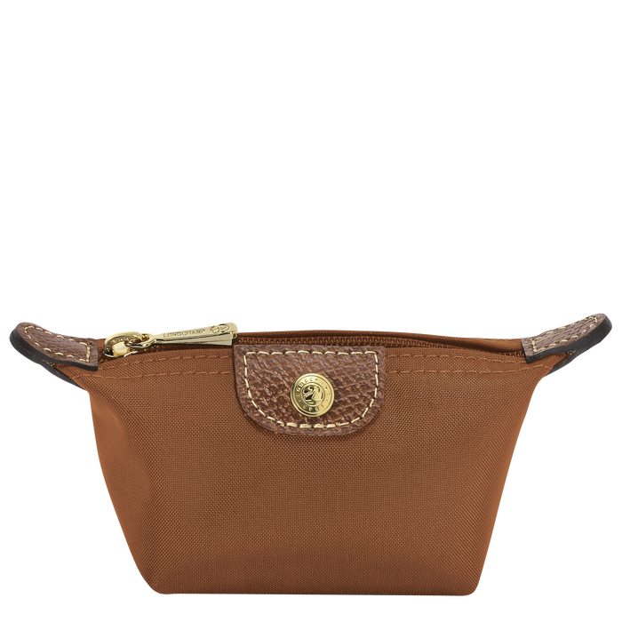 Longchamp Le Pliage Original Coin Purse Cognac-Purse-Longchamp