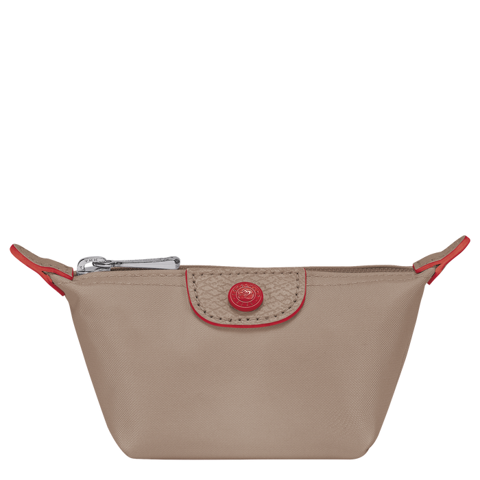 Longchamp Le Pliage Club Coin Purse Brown-Purse-Longchamp