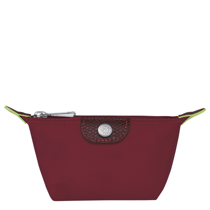 Longchamp Le Pliage Green Coin Purse Red-Purse-Longchamp