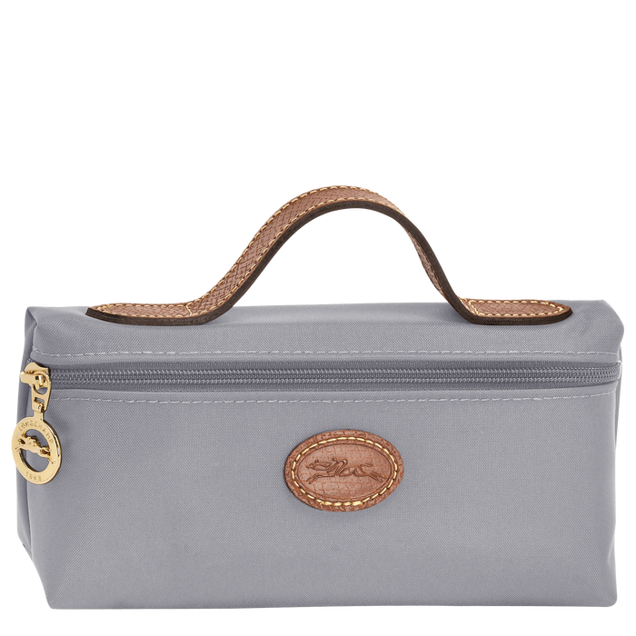 Longchamp  Le Pliage Original Cosmetic Case Grey-Cosmetic Bags-Longchamp