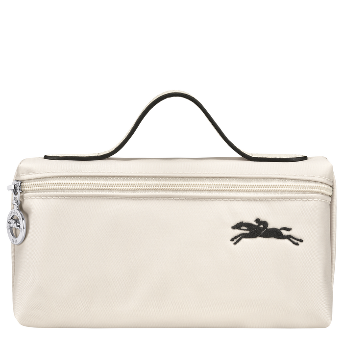 Longchamp  Le Pliage Club Cosmetic Case Chalk-Cosmetic Bags-Longchamp