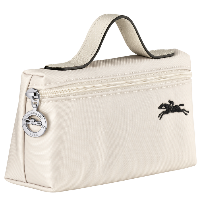 Longchamp  Le Pliage Club Cosmetic Case Chalk-Cosmetic Bags-Longchamp