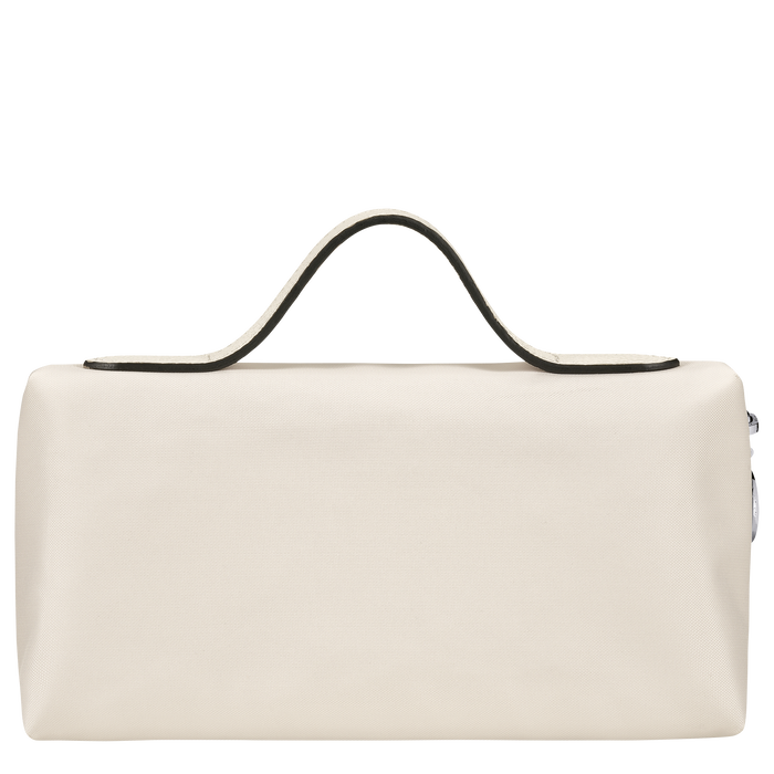 Longchamp  Le Pliage Club Cosmetic Case Chalk-Cosmetic Bags-Longchamp