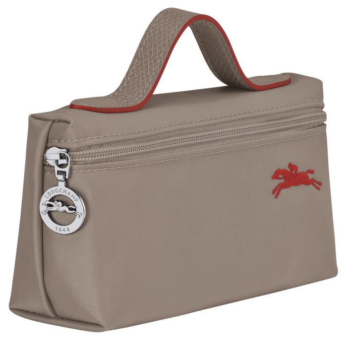 Longchamp  Le Pliage Club Cosmetic Case Brown-Cosmetic Bags-Longchamp