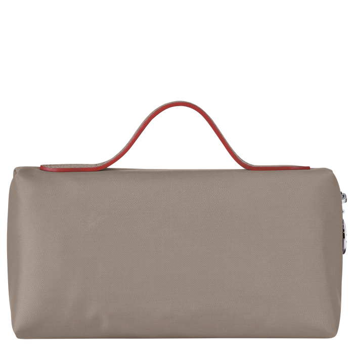 Longchamp  Le Pliage Club Cosmetic Case Brown-Cosmetic Bags-Longchamp