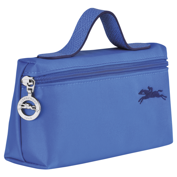 Longchamp  Le Pliage Club Cosmetic Case Blue-Cosmetic Bags-Longchamp