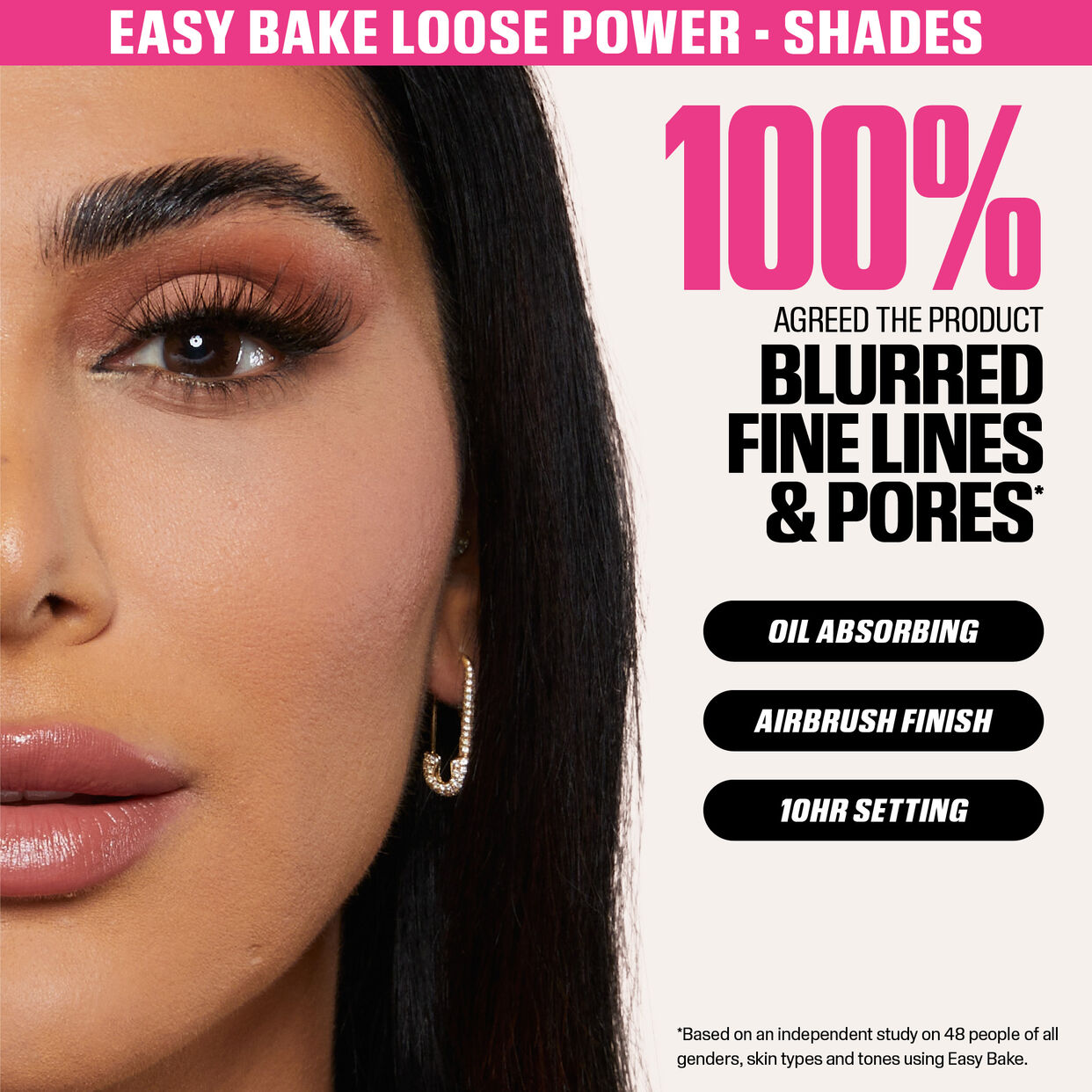 Huda Beauty Bake & Set Kit Cherry Blossom Cake
