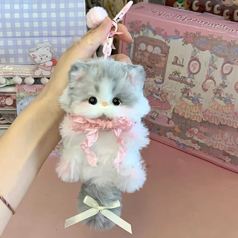 Cute DIY Plush Doll Bag Kit – Twist Bar Style Pendant Bag for Girls | Multi-Use Handbag & Accessory