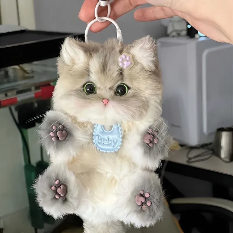 Cute DIY Plush Doll Bag Kit – Twist Bar Style Pendant Bag for Girls | Multi-Use Handbag & Accessory