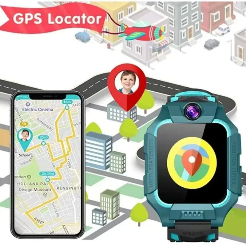 Xiaomi Kids 4G Smart Watch SOS GPS Location Sim Card Call Child SmartWatch Camera Waterproof Boys Girl Gift For Ios Android