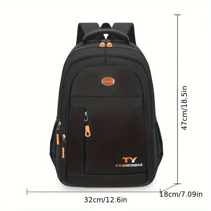 Men's Backpack, Large Capacity Waterproof Casual Backpack,Adjustable Computer Backpack