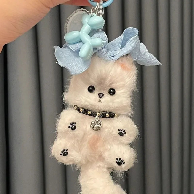 Cute DIY Plush Doll Bag Kit – Twist Bar Style Pendant Bag for Girls | Multi-Use Handbag & Accessory