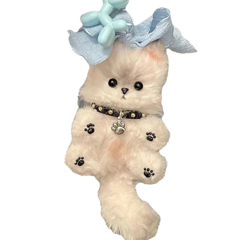 Cute DIY Plush Doll Bag Kit – Twist Bar Style Pendant Bag for Girls | Multi-Use Handbag & Accessory