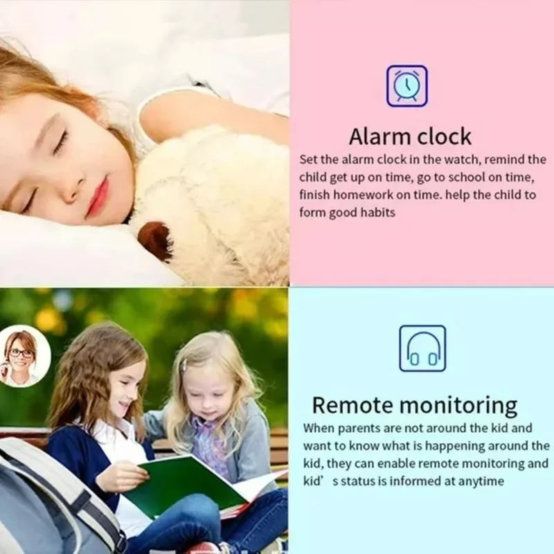 Xiaomi Kids 4G Smart Watch SOS GPS Location Sim Card Call Child SmartWatch Camera Waterproof Boys Girl Gift For Ios Android