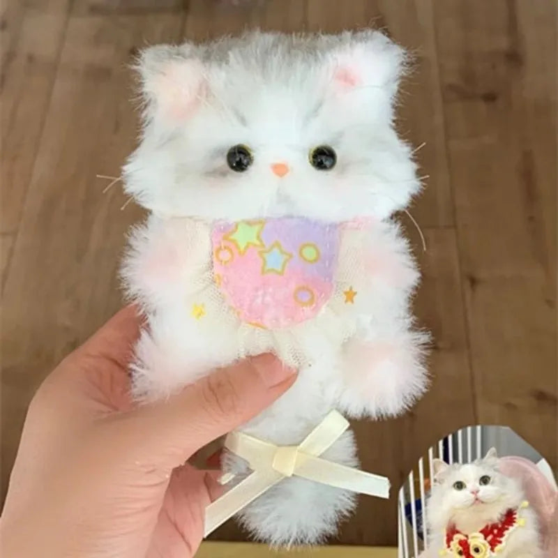 Cute DIY Plush Doll Bag Kit – Twist Bar Style Pendant Bag for Girls | Multi-Use Handbag & Accessory