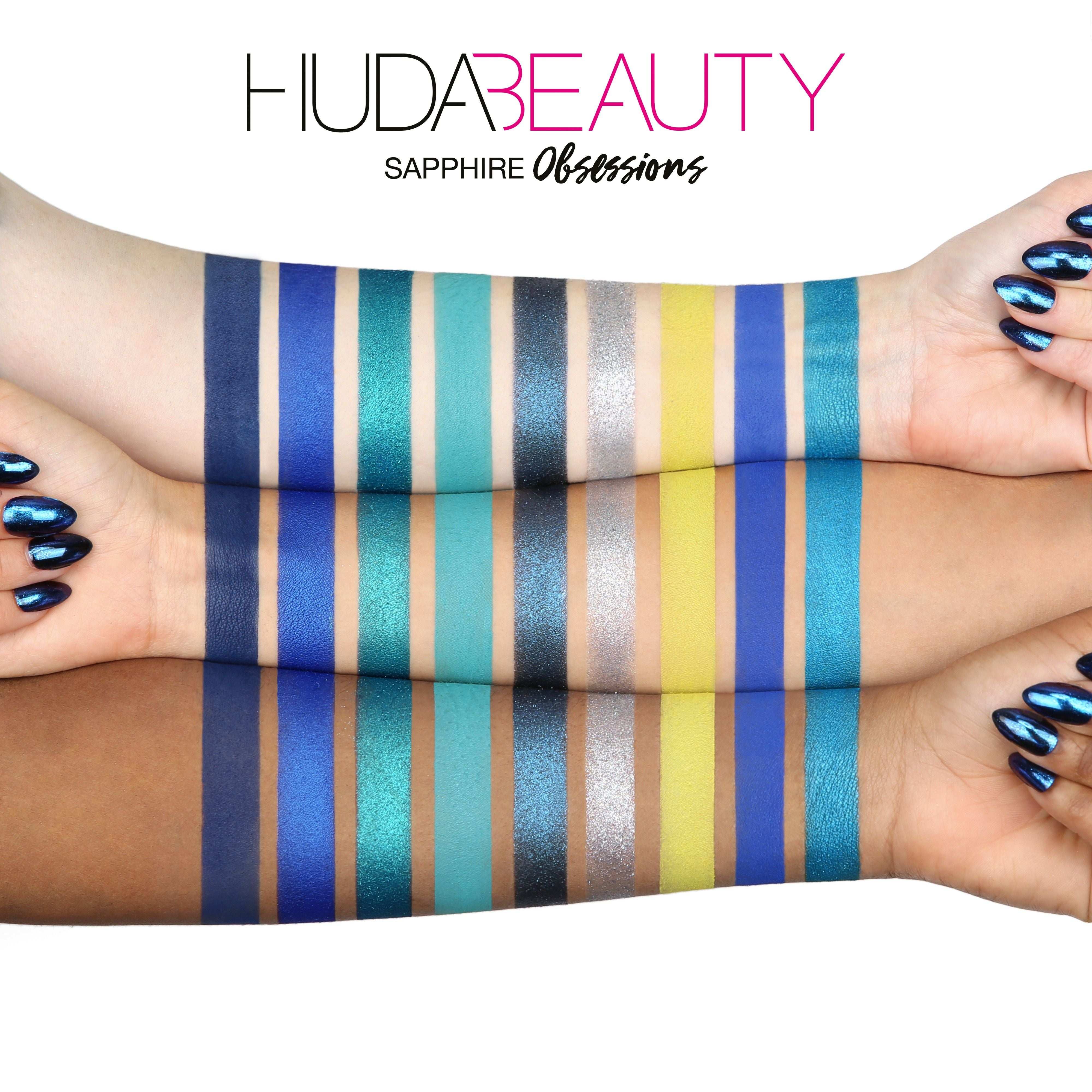 Huda Beauty Sapphire Obsessions Palette-Eyeshadow-Huda Beauty