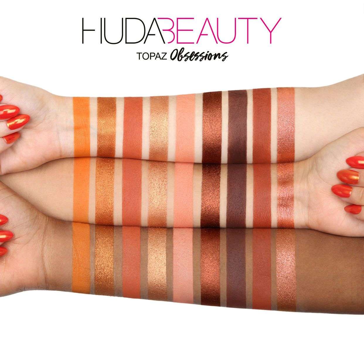 Huda Beauty Topaz Obsessions Palette-Eyeshadow-Huda Beauty