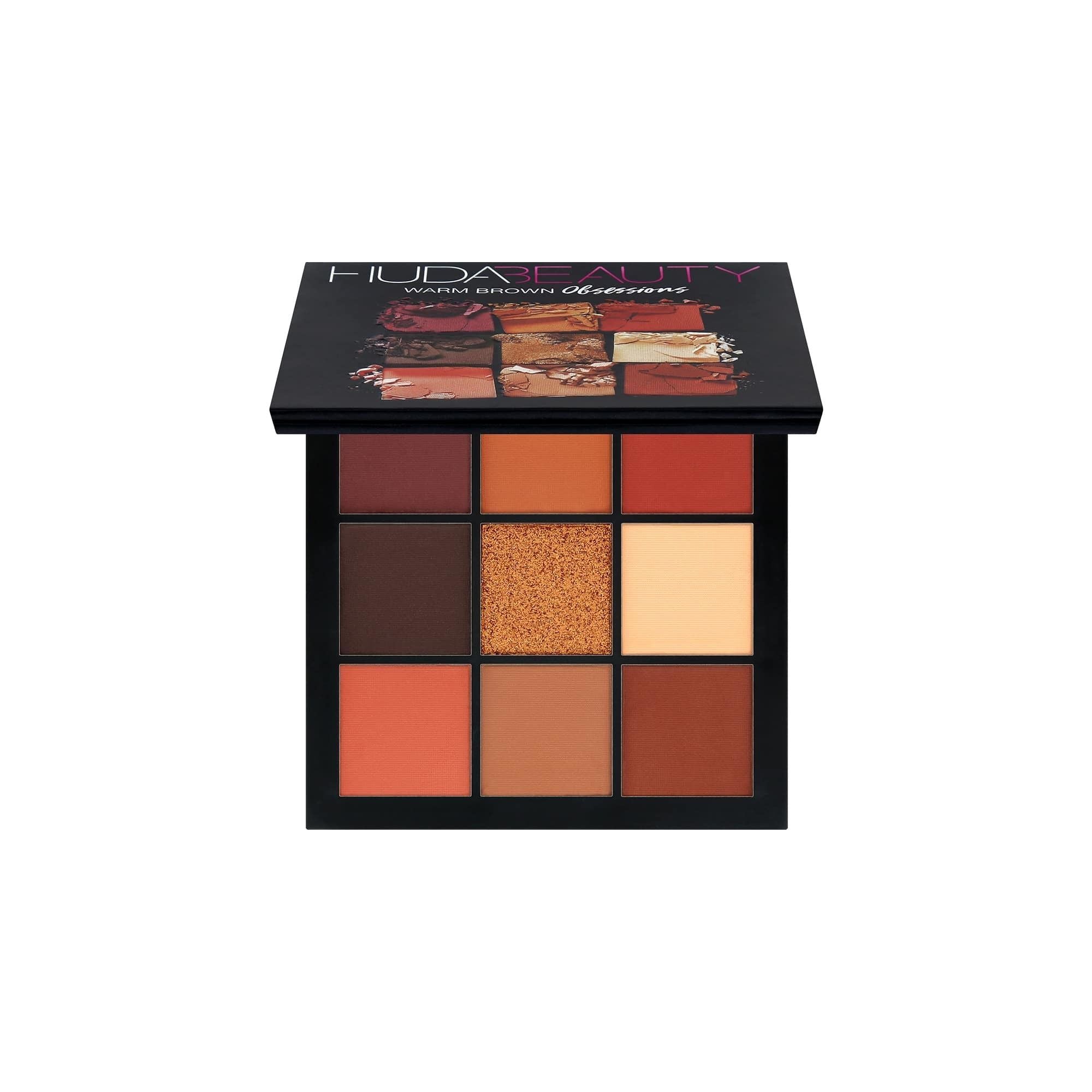 Huda Beauty Warm Brown Obsessions Palette-Eyeshadow-Huda Beauty