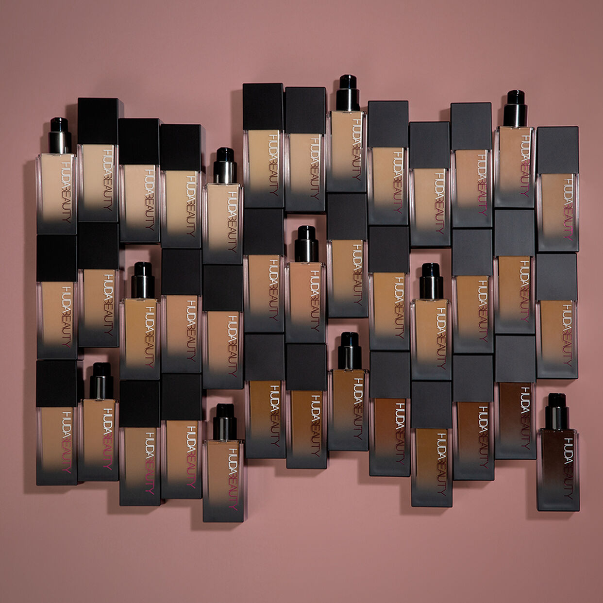 Huda Beauty FauxFilter Luminous Matte Foundation Toasted Coconut 240N 35ML