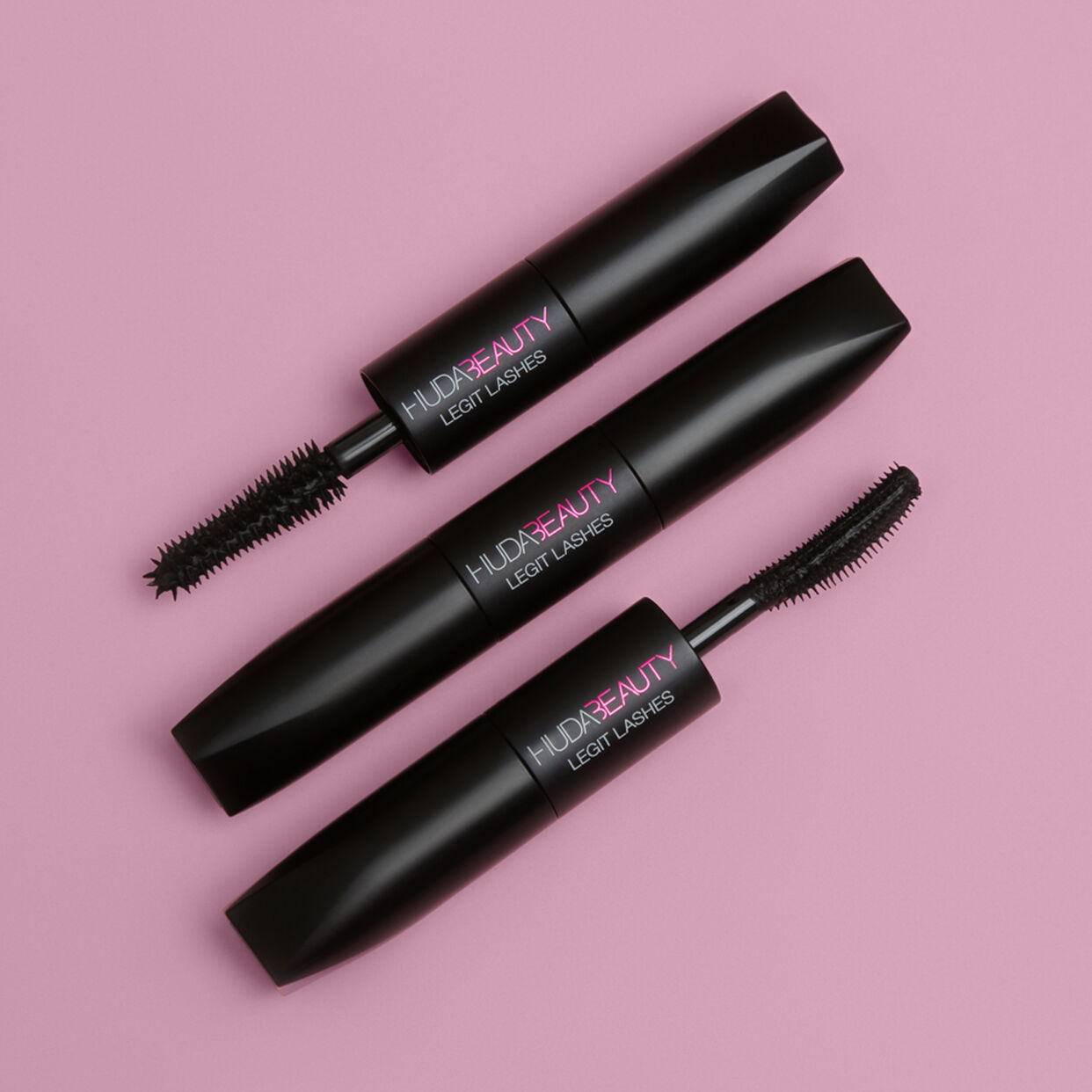 Huda Beauty LEGIT LASHES Double-Ended Volumizing and Lengthening Mascara Mini