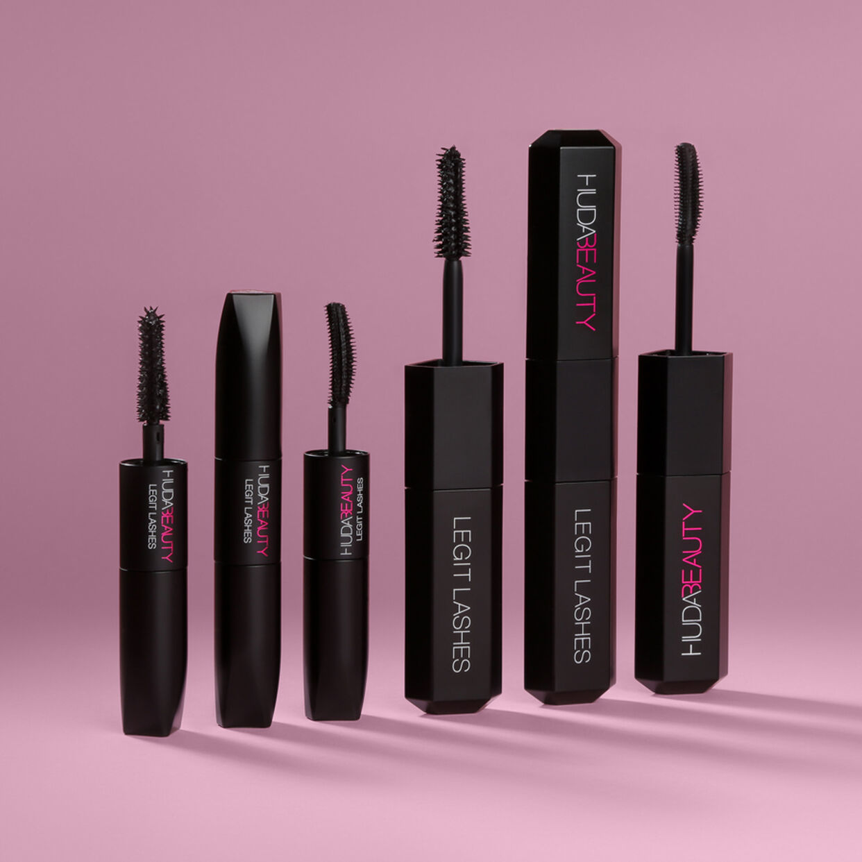 Huda Beauty LEGIT LASHES Double-Ended Volumizing and Lengthening Mascara Mini
